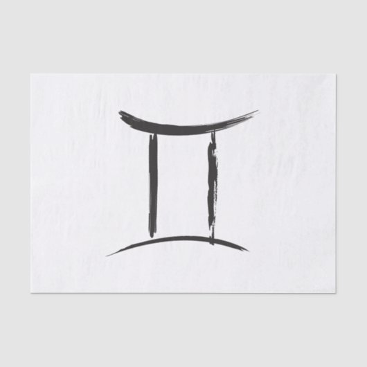 双子座 双重性 十二星座 5月 6月 占星術 薄葉紙 (正面)