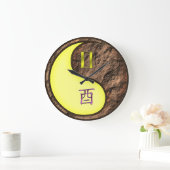 双子座+土の酉年 ラージ壁時計 (ホーム)