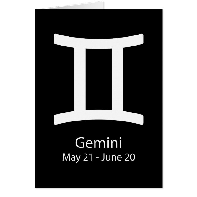 双子座 星座占い 占星術 (正面)