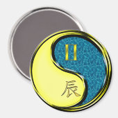 双子座 & 水の龍 マグネット (正面/裏面)