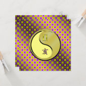 双子座 & 金猪 カード (正面/裏面インサイチュ)