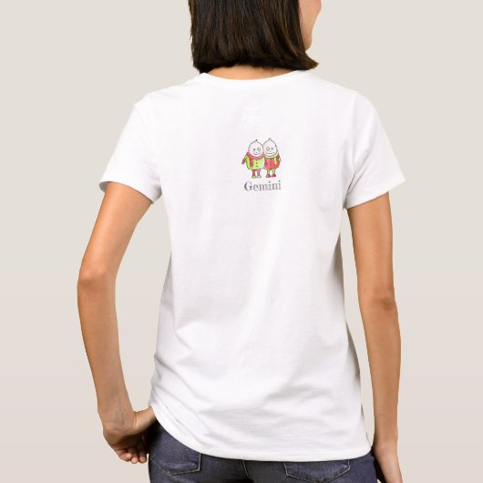双子座 Tシャツ (裏面)