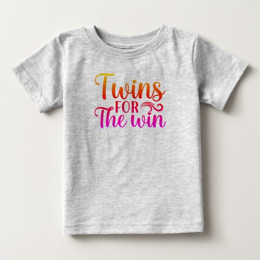 双子最強！ ベビーTシャツ (正面)