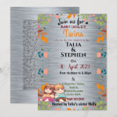 双子来の招待 招待状 (正面/裏面)