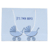 双子水玉模様 ラージペーパーバッグ (裏面)