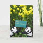 双子生まれ。祝福! カード (正面)