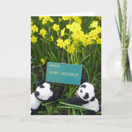 双子生まれ。祝福! カード