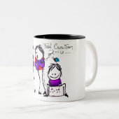 双子都市の込み合い- 2016年- ツートーンマグカップ (正面右)