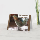 ***双子*** の40歳誕生日で嫌な日 カード (正面)