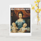 双子 カード (黄色い花)