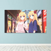 双子 キャンバスプリント (インサイチュ (ウッドフロア))