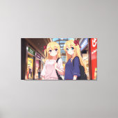 双子 キャンバスプリント (正面)