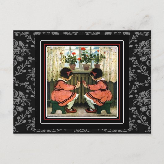 双子~ジェシー・ウィルコック・スミス葉書 ポストカード (正面)