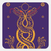 双子 スクエアシール (正面)