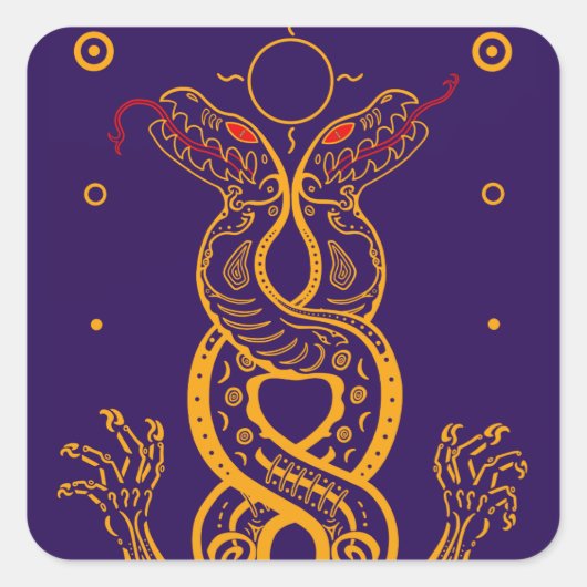 双子 スクエアシール (正面)