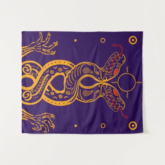 双子 タペストリー (正面(横))