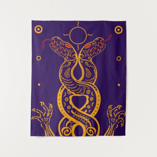 双子 タペストリー (正面)