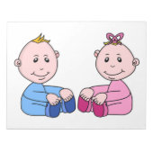 双子 ノートパッド (正面)