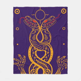 双子 フリースブランケット