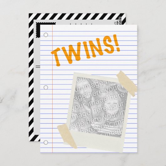 双子 ポストカード (正面/裏面)