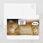 双子 ポストカード (正面/裏面)