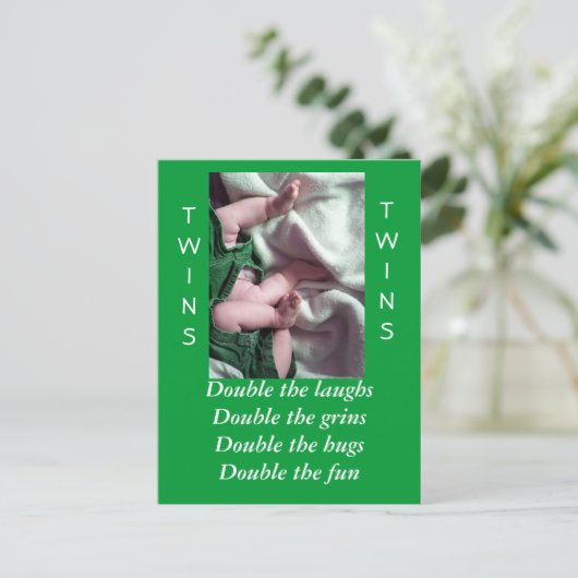 双子 ポストカード (スタンド正面)