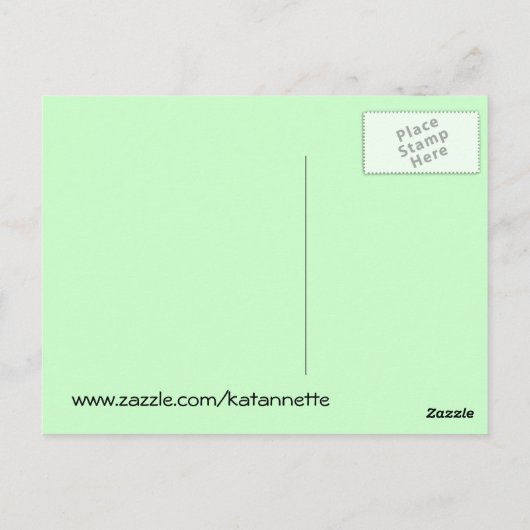 双子 ポストカード (裏面)