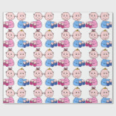 双子 ラッピングペーパー (フラット)