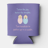 双子=喜びの二倍 缶クーラー (正面)