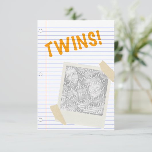 双子 招待状 (スタンド正面)