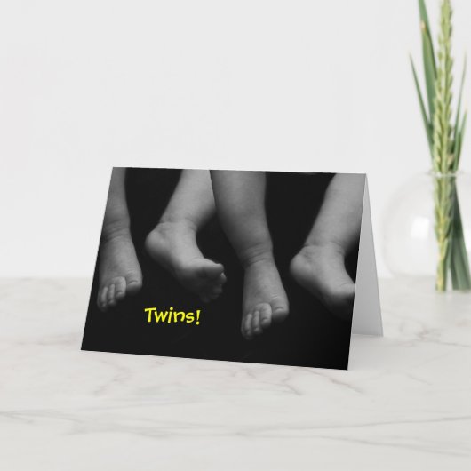 双子 案内状 (正面)