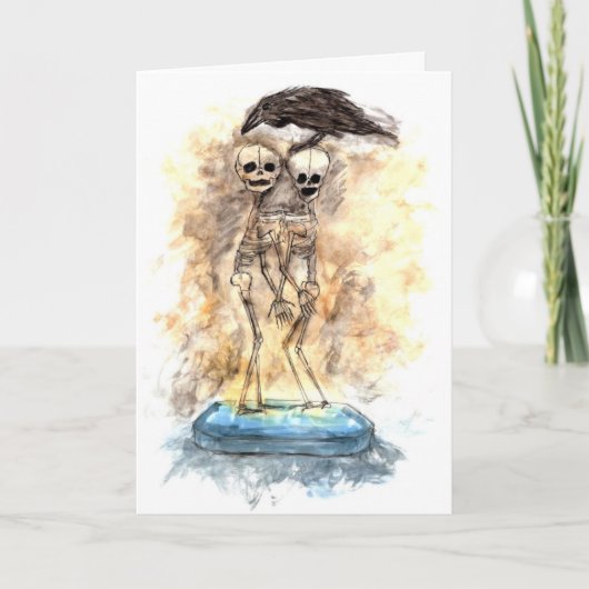 双子 – 「永遠の友」 カード (正面)