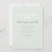 双子！ |男の子/女の子の赤ちゃんシャワー招待状 招待状 (裏面)