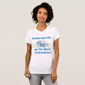 双子 – 頼私の孫Tシャツとギフトについて Tシャツ (正面フル)