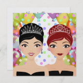 双子 - SRF 招待状 (正面/裏面)