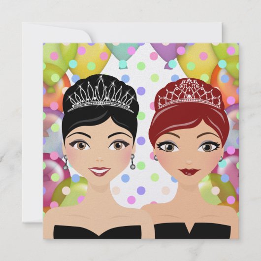 双子 - SRF 招待状 (正面)