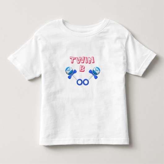 双子B少年/少年 トドラーTシャツ (正面)