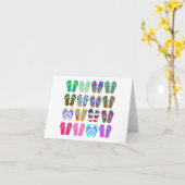 双安定回路の図表 カード (黄色い花)