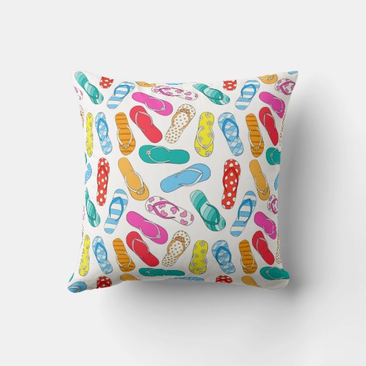 双安定回路の夏のビーチの沿岸装飾用クッション クッション (裏面)