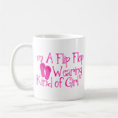 双安定回路の身に着けている種類の女の子 コーヒーマグカップ (左)