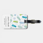 双安定回路パターン ラゲッジタグ (裏面横)