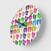 双安定回路パレード ラウンド壁時計 (傾斜)