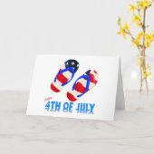 双安定回路7月第4幸せ- カード (黄色い花)