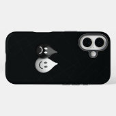 双対性ドロップ – 幸せと悲しいミニマリストの感情 Case-Mate iPhoneケース (裏面 (横))