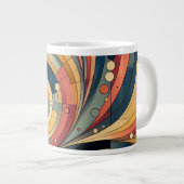 双対性バウハウススタイルスペシャルティマグ ジャンボコーヒーマグカップ (正面右)