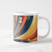 双対性バウハウススタイルスペシャルティマグ ジャンボコーヒーマグカップ (右)