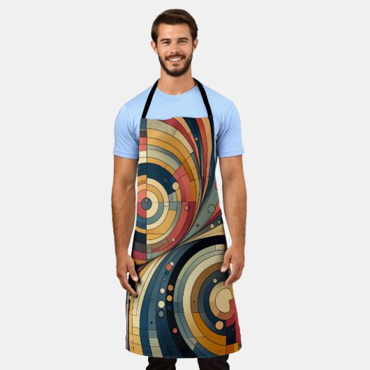 双対性 – バウハウス – エプロン (着用した状態)