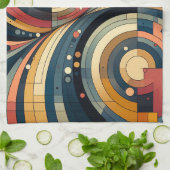 双対性 – バウハウス – キッチンタオル (折り畳み)