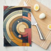 双対性 – バウハウス – キッチンタオル (四つ折り)