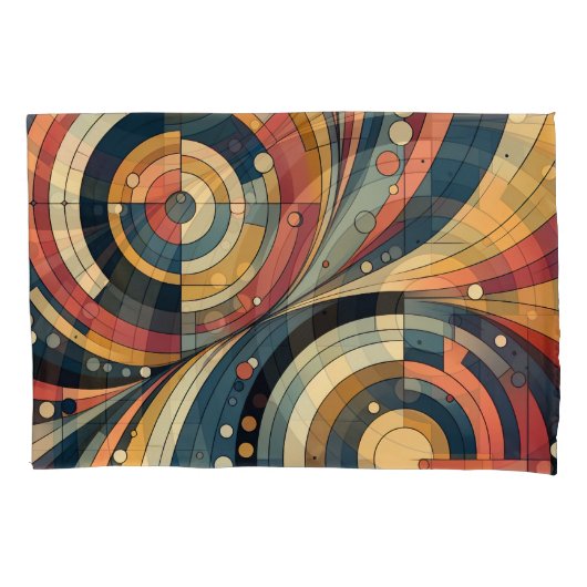 双対性 – バウハウス – ピローケース (正面)